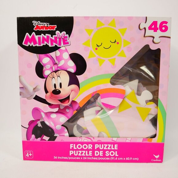 Disney Other - Disney Junior Minnie Mouse Floor Puzzle 46 Pieces - Size 36x24 inches